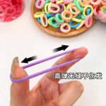 کش مو حوله‌ای ریز با کیسه طرح اردک - تصویر 7