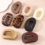 گیره پشت مو مات بیضی‌